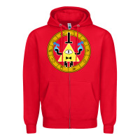 Red always watching  alternate  gravity falls Zipper Hoodie - artisFamous