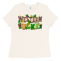 Western Lucky St. Patricks Day Ladies Tee | Teevron