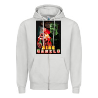Dove Grey canelo boxing Zipper Hoodie - artisFamous