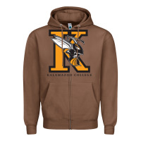 Chestnut kalamazoo college Zipper Hoodie - artisFamous