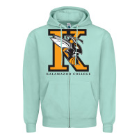 Seafoam kalamazoo college Zipper Hoodie - artisFamous