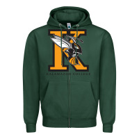Sports Green kalamazoo college Zipper Hoodie - artisFamous