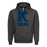 Charcoal Heather kean university Zipper Hoodie - artisFamous