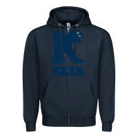 Navy kean university Zipper Hoodie - artisFamous