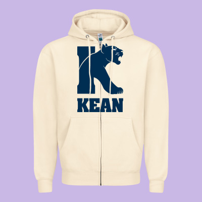 Kean University Zipper Hoodie Designed By Artisfamous