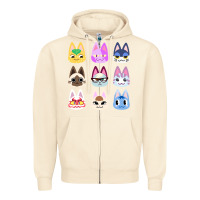 Sandshell animal crossing cute cats animal crossing new horizons Zipper Hoodie - artisFamous