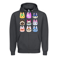 Smoke animal crossing cute cats animal crossing new horizons Zipper Hoodie - artisFamous