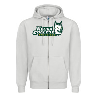 Dove Grey keuka college Zipper Hoodie - artisFamous