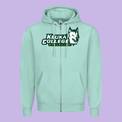 Keuka College Zipper Hoodie Designed By Artisfamous
