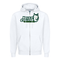 White keuka college Zipper Hoodie - artisFamous