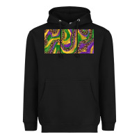 Black Mardi gras colors with leopard Heavyweight Hoodie - RanaPortraitStore