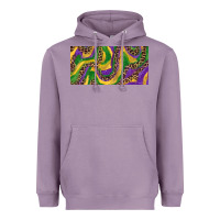Lavender Mardi gras colors with leopard Heavyweight Hoodie - RanaPortraitStore
