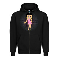 Black betty boop Zipper Hoodie - artisFamous
