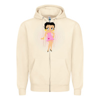 Sandshell betty boop Zipper Hoodie - artisFamous