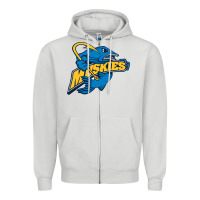 Dove Grey lakeland university muskies Zipper Hoodie - artisFamous