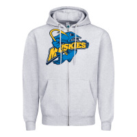 Heather Grey lakeland university muskies Zipper Hoodie - artisFamous