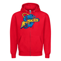 Red lakeland university muskies Zipper Hoodie - artisFamous