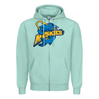 Seafoam lakeland university muskies Zipper Hoodie - artisFamous