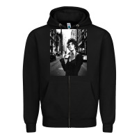 Black linda evangelista fashion model Zipper Hoodie - artisFamous