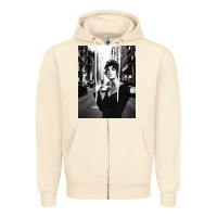 Sandshell linda evangelista fashion model Zipper Hoodie - artisFamous