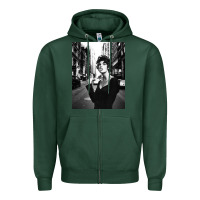 Sports Green linda evangelista fashion model Zipper Hoodie - artisFamous