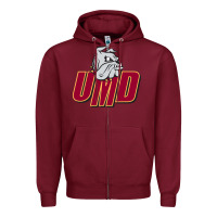 Burgundy minnesota duluth Zipper Hoodie - artisFamous