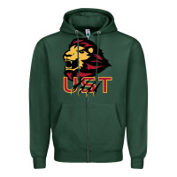 Sports Green university of saint thomas spirit Zipper Hoodie - artisFamous
