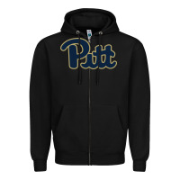 Black university of pittsburgh Zipper Hoodie - artisFamous