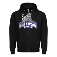Black university of scranton Zipper Hoodie - artisFamous