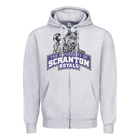 Heather Grey university of scranton Zipper Hoodie - artisFamous