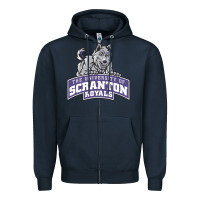 Navy university of scranton Zipper Hoodie - artisFamous