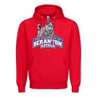 Red university of scranton Zipper Hoodie - artisFamous