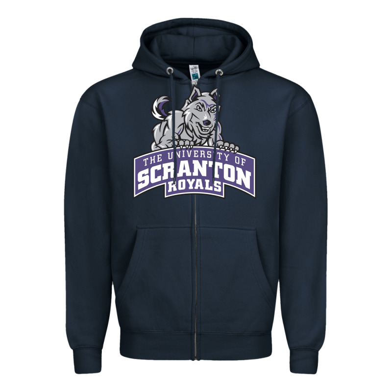University Of Scranton Zipper Hoodie by artisFamous | Teevron