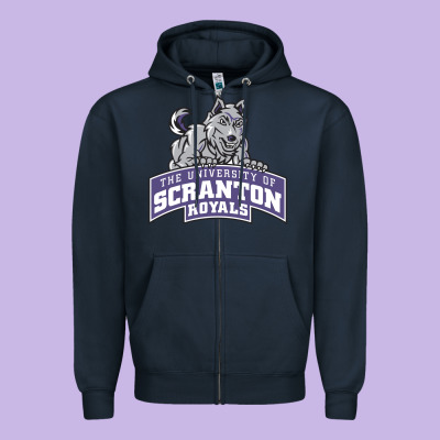 University Of Scranton Zipper Hoodie Designed By Artisfamous