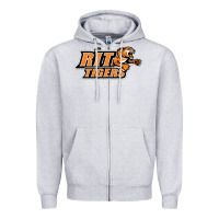 Heather Grey rit athletics Zipper Hoodie - artisFamous