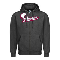 Charcoal Heather augsburg university Zipper Hoodie - artisFamous