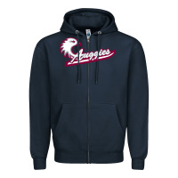 Navy augsburg university Zipper Hoodie - artisFamous