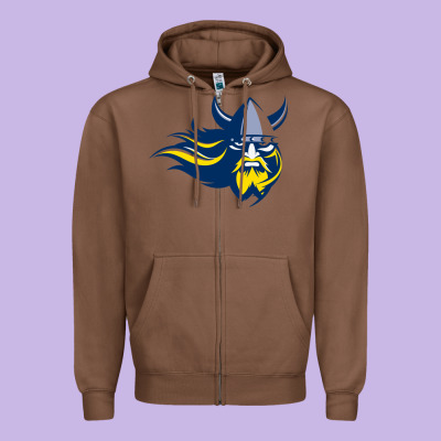 Augustana Vikings Augustana College Zipper Hoodie Designed By Artisfamous