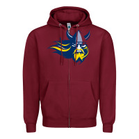 Burgundy augustana vikings augustana college Zipper Hoodie - artisFamous
