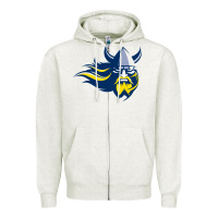 Oatmeal Heather augustana vikings augustana college Zipper Hoodie - artisFamous