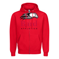 Red bard college athletics Zipper Hoodie - artisFamous
