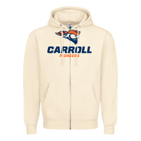 Sandshell carroll university pioneers Zipper Hoodie - artisFamous