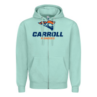Seafoam carroll university pioneers Zipper Hoodie - artisFamous