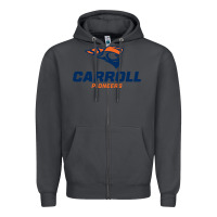 Smoke carroll university pioneers Zipper Hoodie - artisFamous