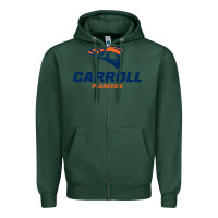 Sports Green carroll university pioneers Zipper Hoodie - artisFamous
