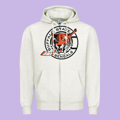 Buffalo State College Zipper Hoodie Designed By Artisfamous