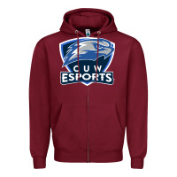 Burgundy concordia university wisconsin Zipper Hoodie - artisFamous