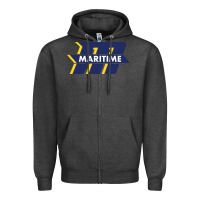 Charcoal Heather massachusetts maritime academy Zipper Hoodie - artisFamous