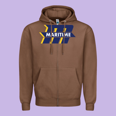 Massachusetts Maritime Academy Zipper Hoodie Designed By Artisfamous