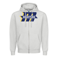 Dove Grey massachusetts maritime academy Zipper Hoodie - artisFamous